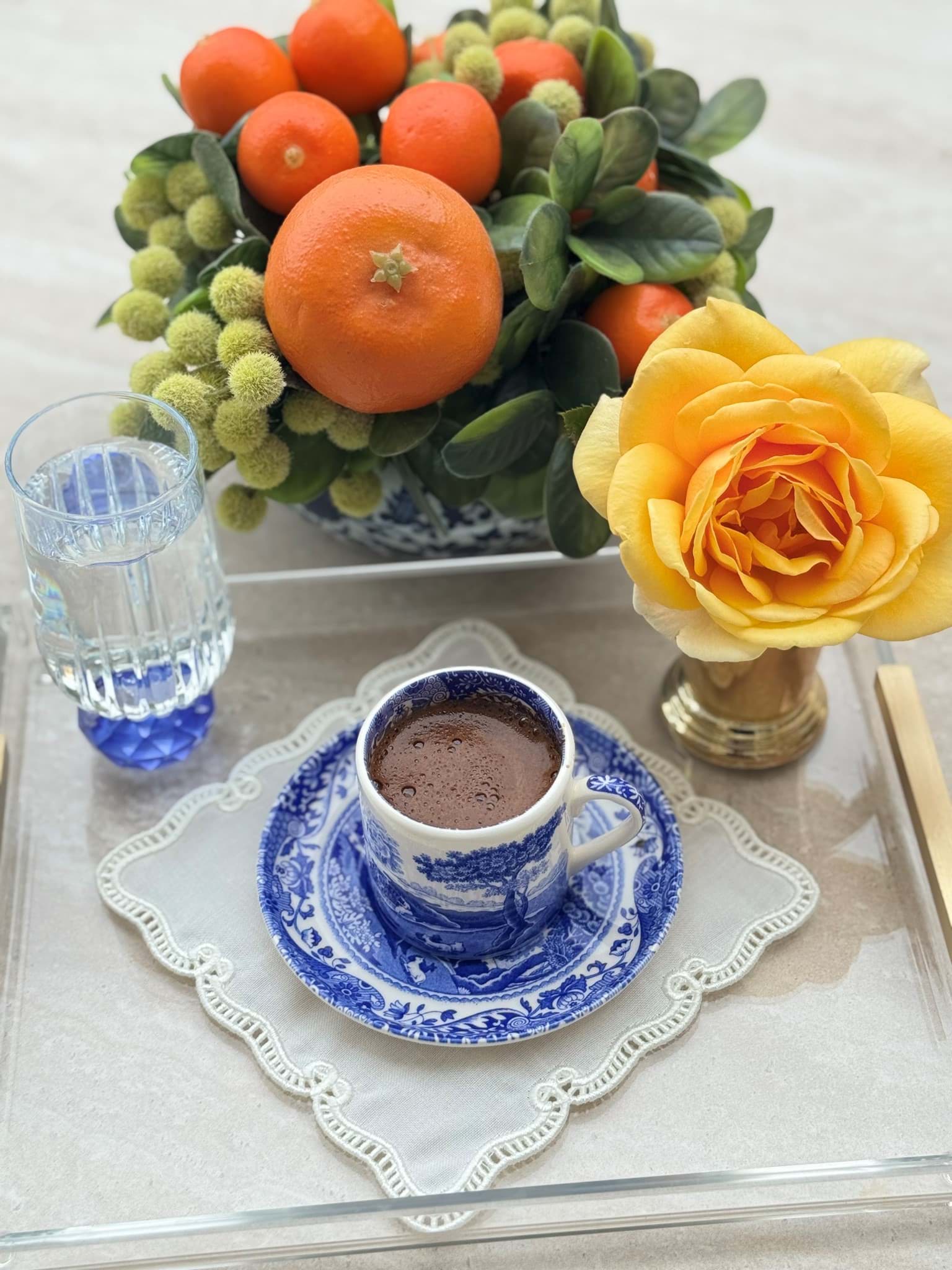 Beyaz İş Bardak Altlık resmi