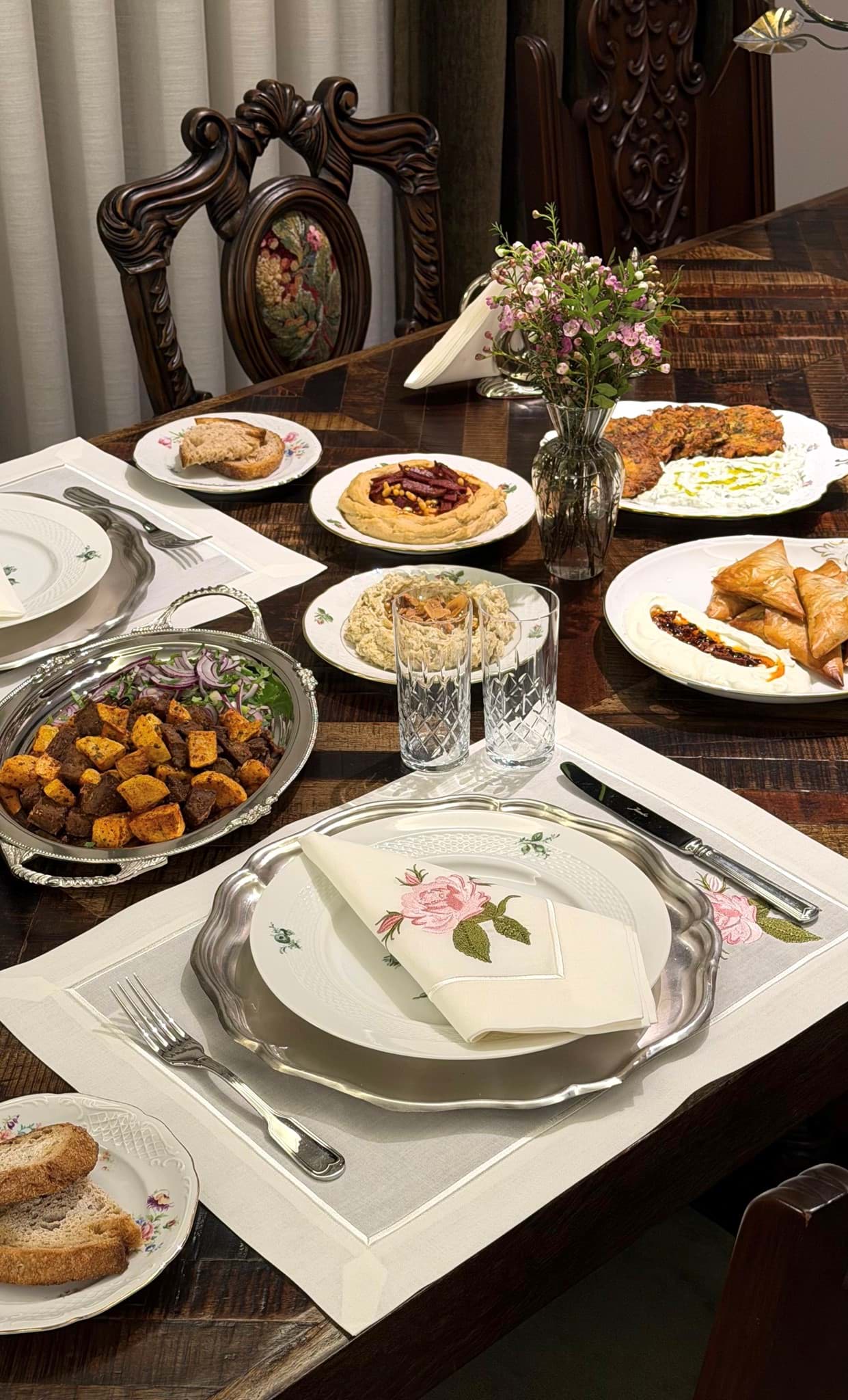 Pink Rose Peçete resmi